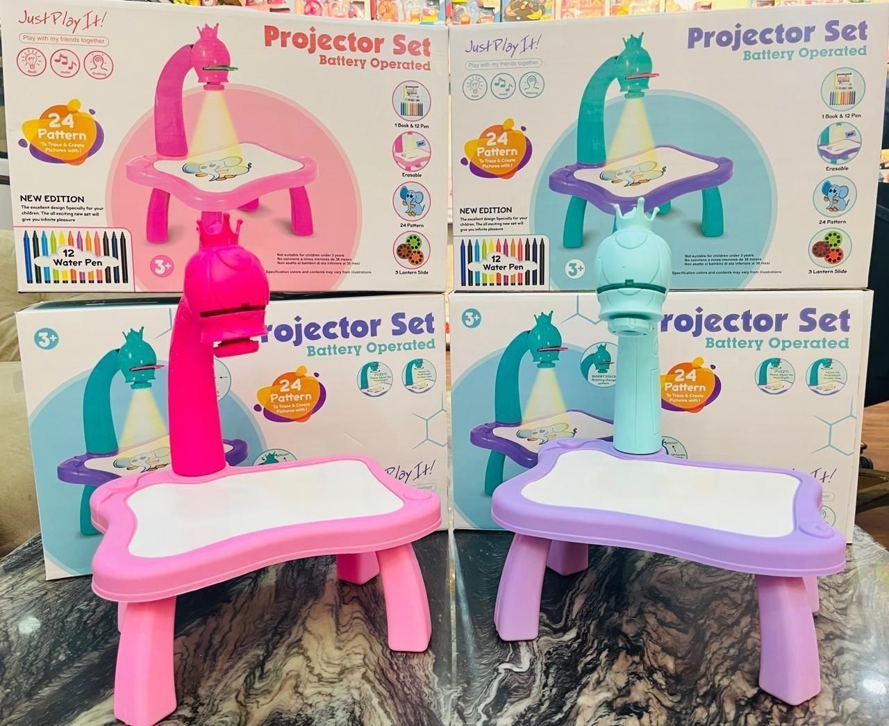 🖍️ Projector Drawing Desk for Kids – Fun Learning Through Art & Play